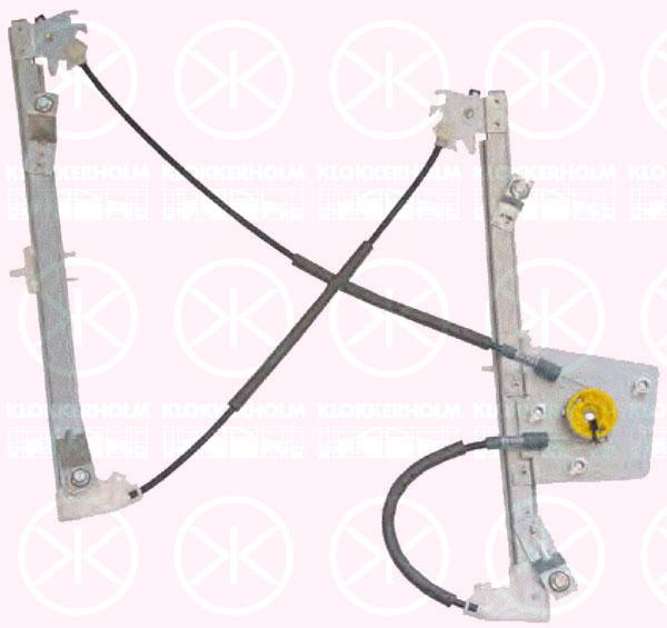 Window Regulator, 4-dr, OE-type, without electric motor, Electric, Right Front, 51 33 7 138 466 (BMW)