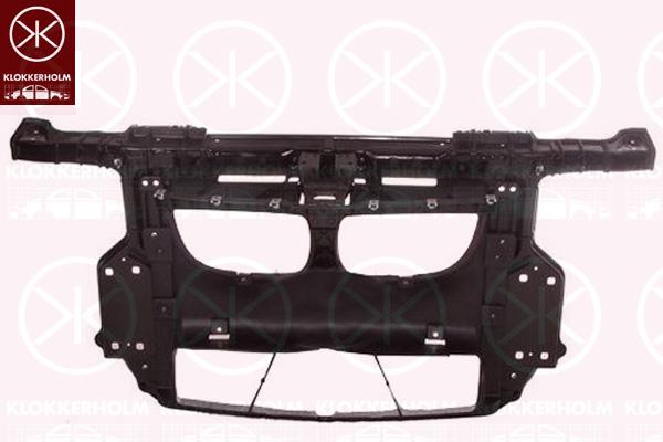 Radiator Support, for vehicles without active steering, Full Body Section, Plastic, 51 64 7 058 593 (BMW), 54 64 7 193 192 (BMW)