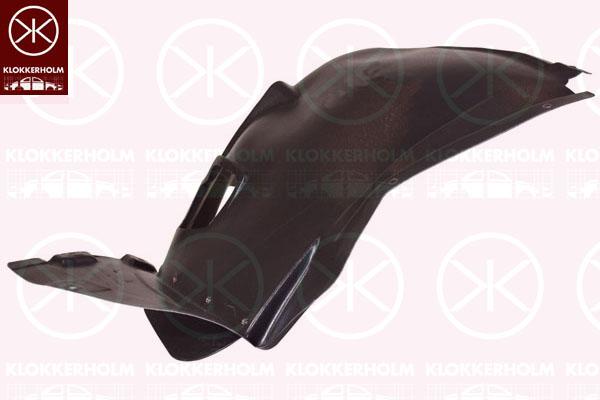 Liner, wheelhouse, Plastic, Left Front, Front Section, 51 77 7 059 375 (BMW), 51714362073 (BMW)