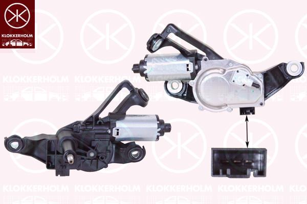 Wiper Motor, Rear, Voltage [V]: 12, 67 63 6 921 659 (BMW), 67 63 6 921 959 (BMW), 67 63 7 199 569 (BMW), 67636921659 (BMW), 67637199569 (BMW), 6921659 (BMW), 7199569 (BMW)