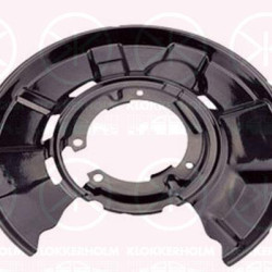 Splash Guard, brake disc, Rear Axle Left, for brake disc diameter [mm]: 300, Diameter 1/Diameter 2 [mm]: 330/105, Zinc-coated, 34 21 6 762 857 (BMW), 34 21 6 792 239 (BMW)