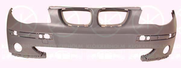 Bumper, Front, with hole(s) for fog lights, w/primer, 51 11 7 136 632 (BMW)