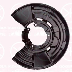 Splash Guard, brake disc, Rear Axle Right, for brake disc diameter [mm]: 345, for vehicles with sports package, Aluminium, 34 21 6 792 244 (BMW), 34216792244 (BMW)