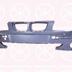 Bumper, Front, with hole(s) for washer nozzle, with hole(s) for fog lights, w/primer, 51 11 7 151 823 (BMW)