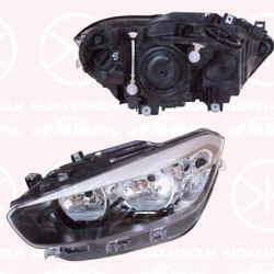 Headlight, Right, H7/H7, with daytime running light (LED), with motor for headlamp levelling, 63117358392 (BMW)