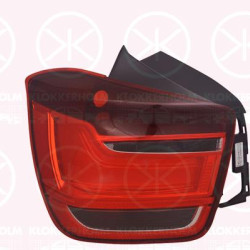 Tail Light Assembly, Left, LED, with bulb holder, Valeo, 63 21 7 241 541 (BMW)