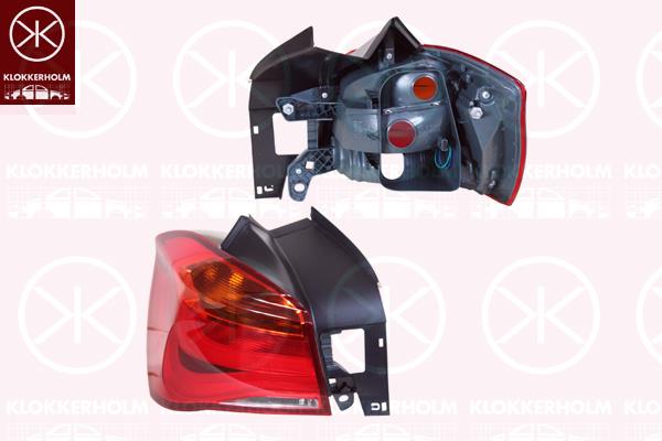 Tail Light Assembly, Right, LED, P21W, without bulb holder, 63217359018 (BMW)