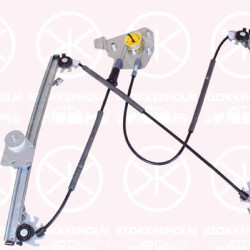 Window Regulator, 2-dr, without electric motor, Electric, Left Front, 51 33 7 292 119 (BMW), 7292119 (BMW)