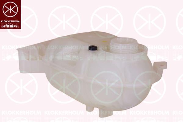 Expansion Tank, coolant, with sensor, 17 13 7 642 160 (BMW), 17137609468 (BMW)