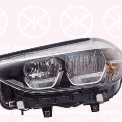 Priekinis žibintas, H7, LED, su varikliuku (kairė), 63117466131 (BMW)