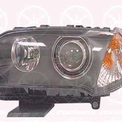 Headlight, Left, Xenon, with dynamic bending light, Indicator Colour: yellow, D1S/H7, with motor for headlamp levelling, without control unit for Xenon, AL, 3418379 (BMW), 63 12 3 418 379 (BMW), 63123418379 (BMW)