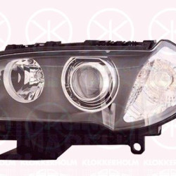 Headlight, Right, Bi-Xenon, with dynamic bending light, Indicator Colour: white, with motor for headlamp levelling, without control unit for Xenon, D1S/H7, AL, 63 12 3 418 390 (BMW), 63 12 6 939 192 (BMW)