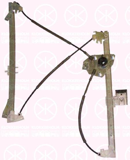 Window Regulator, OE-type, without electric motor, Electric, Left Front, 51 33 3 330 997 (BMW), 51 33 3 402 211 (BMW), 51 33 3 448 249 (BMW)