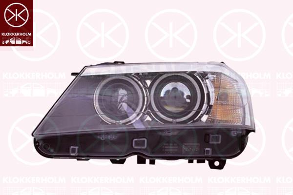 Priekinis žibintas, Bi-Xenon, LED, su varikliuku, be Xenon valdymo, D1S, PY21W (dešinė), 63 11 7 276 992 (BMW)