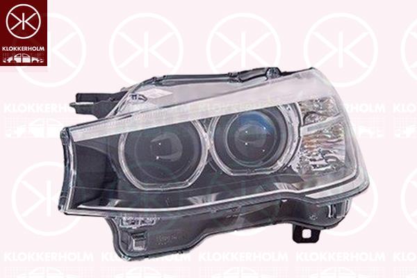 Priekinis žibintas, Bi-Xenon, LED, su varikliuku, be Xenon valdymo, D1S, PY21W (kairė), 63 11 7 401 131 (BMW), 63117401131 (BMW), 7 401 131 (BMW)