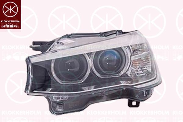 Priekinis žibintas, Bi-Xenon, LED, su varikliuku, be Xenon valdymo, D1S, PY21W (kairė), 63 11 7 401 137 (BMW), 7 401 137 (BMW)