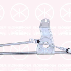 Wiper Linkage, Front, Set, without electric motor, for left-hand drive vehicles, 61617046570 (BMW), 61617111535 (BMW), 61618403026 (BMW), 7111535 (BMW)