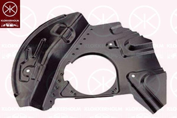 Splash Guard, brake disc, Front Axle Left, Diameter [mm]: 332, 34 11 6 756 901 (BMW), 34116756901 (BMW)