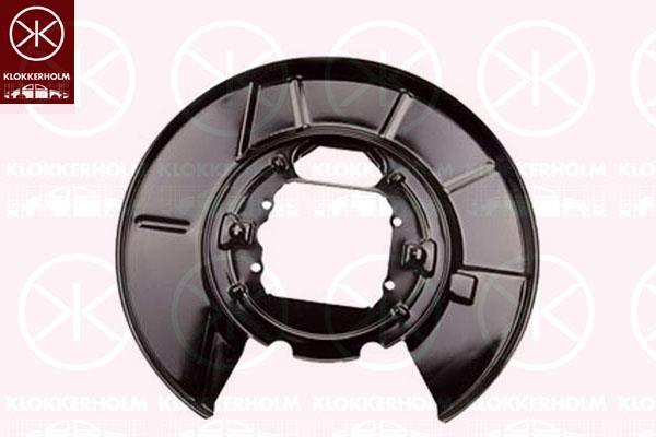 Splash Guard, brake disc, Rear Axle Right, for brake disc diameter [mm]: 324, 34 21 6 750 386 (BMW), 34216750386 (BMW)