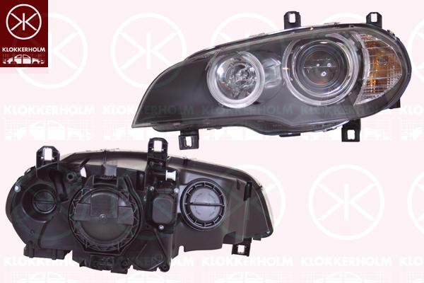 Headlight, Right, Illuminance [lx]: 17.5, H7/H1, with motor for headlamp levelling, AL, 63 12 7 158 928 (BMW), 63 12 7 278 046 (BMW)