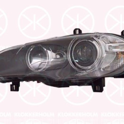 Headlight, Left, Illuminance [lx]: 17.5, Bi-Xenon, with motor for headlamp levelling, without control unit for Xenon, with cornering light, AL, 63 11 7 240 791 (BMW)