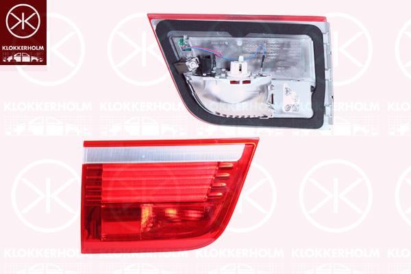 Tail Light Assembly, Right, Inner Section, LED, with bulb holder, 63 21 7 158 944 (BMW), 63 21 7 200 822 (BMW), 63 21 7 295 340 (BMW)