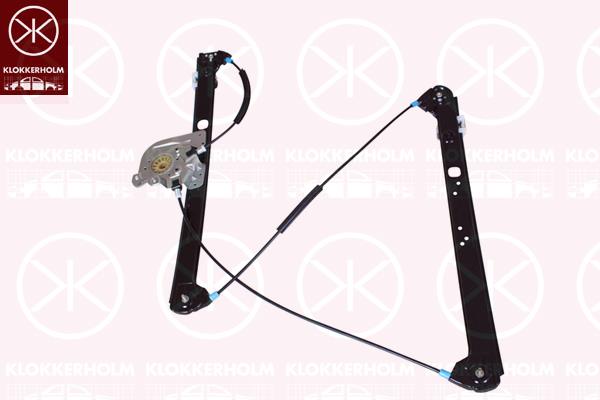 Window Regulator, OE-type, without electric motor, Electric, Left Front, 51 33 7 166 379 (BMW)