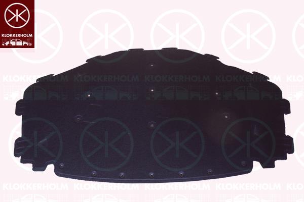 Engine Compartment Noise Insulation, Centre Section, Fitting Position: Bonnet, 5148 7158420 (BMW)