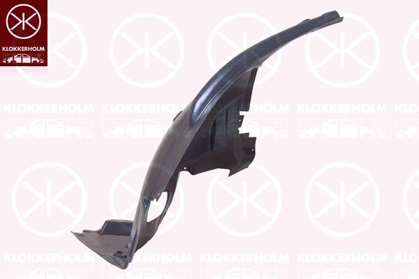 Liner, wheelhouse, Plastic, Left Front, Front Section, 51 71 7 169 411 (BMW), 51 71 7 175 711 (BMW)