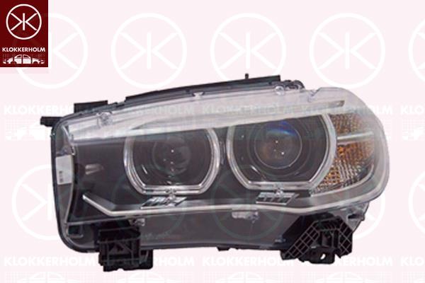 Headlight, Left, Illuminance [lx]: 17.5, Bi-Xenon, without control unit for Xenon, AL, 63 11 7 317 101 (BMW), 63117317101 (BMW)