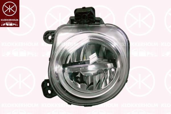 Front Fog Light, LED, Right Front, ZKW, 63 17 7 317 252 (BMW)