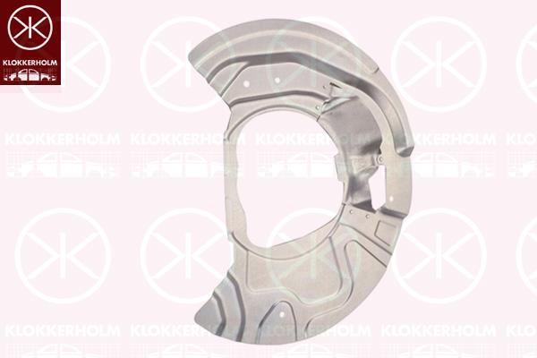 Splash Guard, brake disc, Front Axle Left, for brake disc diameter [mm]: 348, Aluminium, 34 11 6 779 987 (BMW), 34 11 6 781 127 (BMW), 34 11 6 789 089 (BMW), 34106895049 (BMW), 34116857977 (BMW)