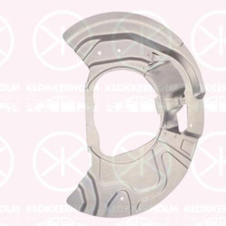 Splash Guard, brake disc, Front Axle Left, for brake disc diameter [mm]: 348, Aluminium, 34 11 6 779 987 (BMW), 34 11 6 781 127 (BMW), 34 11 6 789 089 (BMW), 34106895049 (BMW), 34116857977 (BMW)