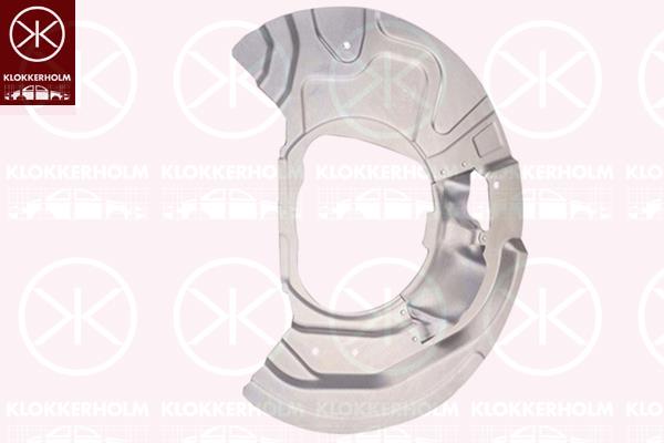 Splash Guard, brake disc, Front Axle Right, for brake disc diameter [mm]: 348, Aluminium, 34 11 6 779 988 (BMW), 34 11 6 781 128 (BMW), 34 11 6 789 090 (BMW), 34106895050 (BMW), 34116857978 (BMW)