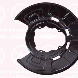 Splash Guard, brake disc, Rear Axle Left, Rear Axle Right, for brake disc diameter [mm]: 320, Diameter 1/Diameter 2 [mm]: 360/120, Aluminium, 34 11 6 771 967 (BMW), 34 11 6 857 981 (BMW), 34116771967 (BMW), 34216857981 (BMW)