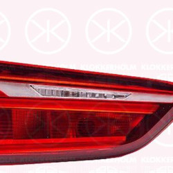 Tail Light Assembly, Left, Inner Section, for vehicles with LED headlights, LED, with bulb holder, OLSA, 63212710635 (BMW), 63217350697 (BMW)