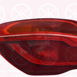 Tail Light Assembly, Left, Outer section, with bulb holder, P21W, OLSA, 63217350711 (BMW), 63217488541 (BMW)