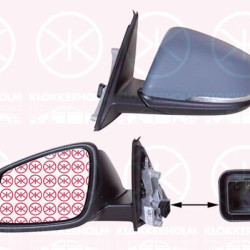 Exterior Mirror, Left, with memory, Electronically foldable, with indicator, Heatable, Aspherical, w/primer, 51167377975 (BMW), 51167386567 (BMW), 51167423637 (BMW), 51167459787 (BMW)