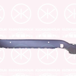 Bumper, Rear, Grained, with hole(s) for parking distance control, Lower Section, with mounting parts, 51 12 7 403 392 (BMW)