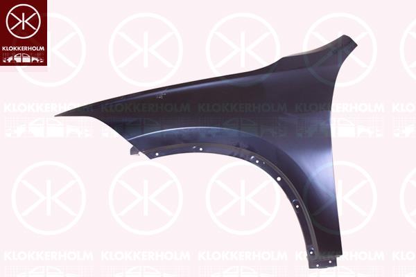 Wing, Steel, Left Front, 41 00 7 42 72 99 (BMW)