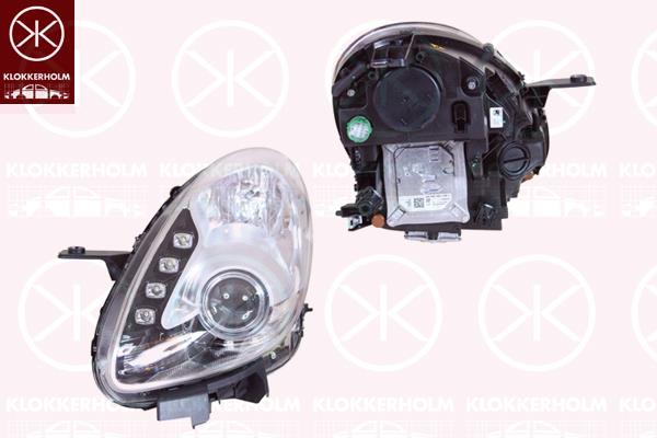 Headlight, Left, Illuminance [lx]: 20, Bi-Xenon, with control unit for aut. LDR, with motor for headlamp levelling, with dynamic bending light, D1S/H1, AL, 0000050520223 (ALFAROME), 0000050526813 (ALFAROME), 0000050530894 (ALFAROME), 0000050547550 (ALFAROME), 50513396 (ALFAROME), 50520223 (ALFAROME), 50526813 (ALFAROME), 50530894 (ALFAROME), 50547550 (ALFAROME)