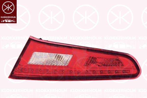 Tail Light Assembly, Left, Inner Section, with bulb holder, 0000050513401 (ALFAROME), 0000050531133 (ALFAROME), 50513401 (ALFAROME), 50531133 (ALFAROME)