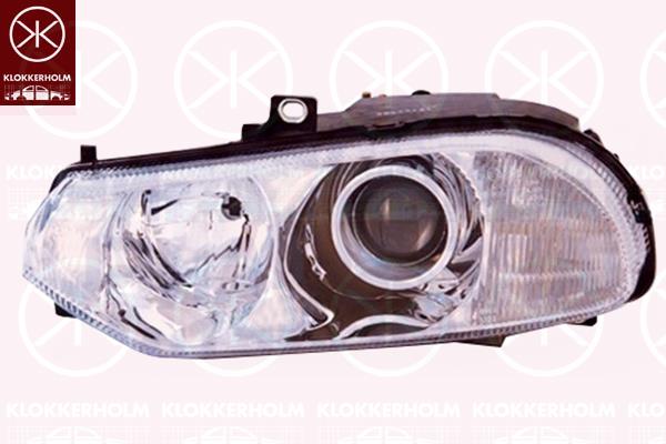 Priekinis žibintas, with control unit for xenon, Xenon, with motor for headlamp levelling, AL, Left, Illuminance [lx]: 12.5, 0000060679517 (ALFAROME), 60679517 (ALFAROME)