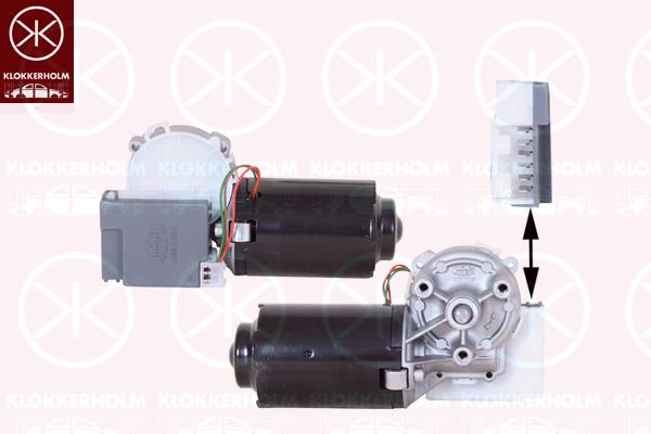 Priekinio valytuvo varikliukas, Voltage [V]: 12, 0009949310 (ALFAROME), 9949310 (FIAT), 9949310 (ALFAROME)