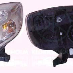 Headlight, H4, with motor for headlamp levelling, Valeo, Right, Illuminance [lx]: 17.5, 6206 72 (CITROEN)