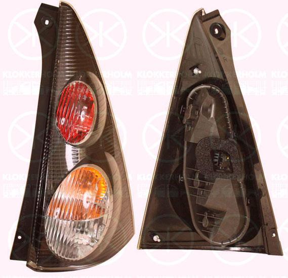 Tail Light Assembly, with bulb holder, Right, Indicator Colour: white, 6351 X8 (CITROEN)