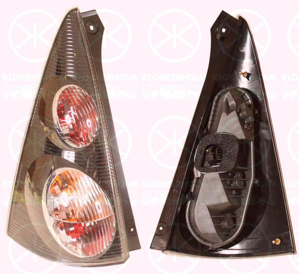 Tail Light Assembly, with bulb holder, Left, Indicator Colour: white, 6350 X8 (DS), 6350 X8 (CITROEN)