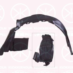 Liner, wheelhouse, petrol, Plastic, Diesel, Left Front, 53876 0H030 (TOYOTA), 7136 W3 (DS), 7136 W3 (CITROEN), 7136 Z4 (PEUGEOT), 7136 Z4 (DS), 7136 Z4 (CITROEN)