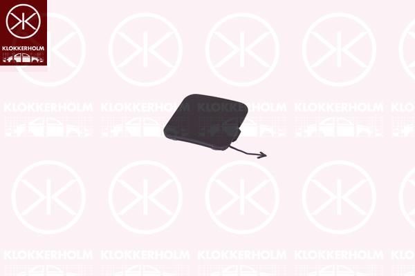 Flap, tow hook, Front, 7414 LG (DS), 7414 LG (CITROEN)