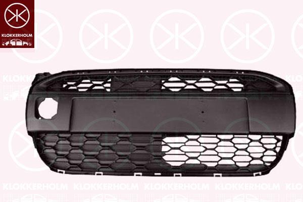 Ventilation Grilles, bumper, Front, Upper section, black, 16 079 835 80 (DS), 16 079 835 80 (CITROEN), 1607983580 (CITROEN)